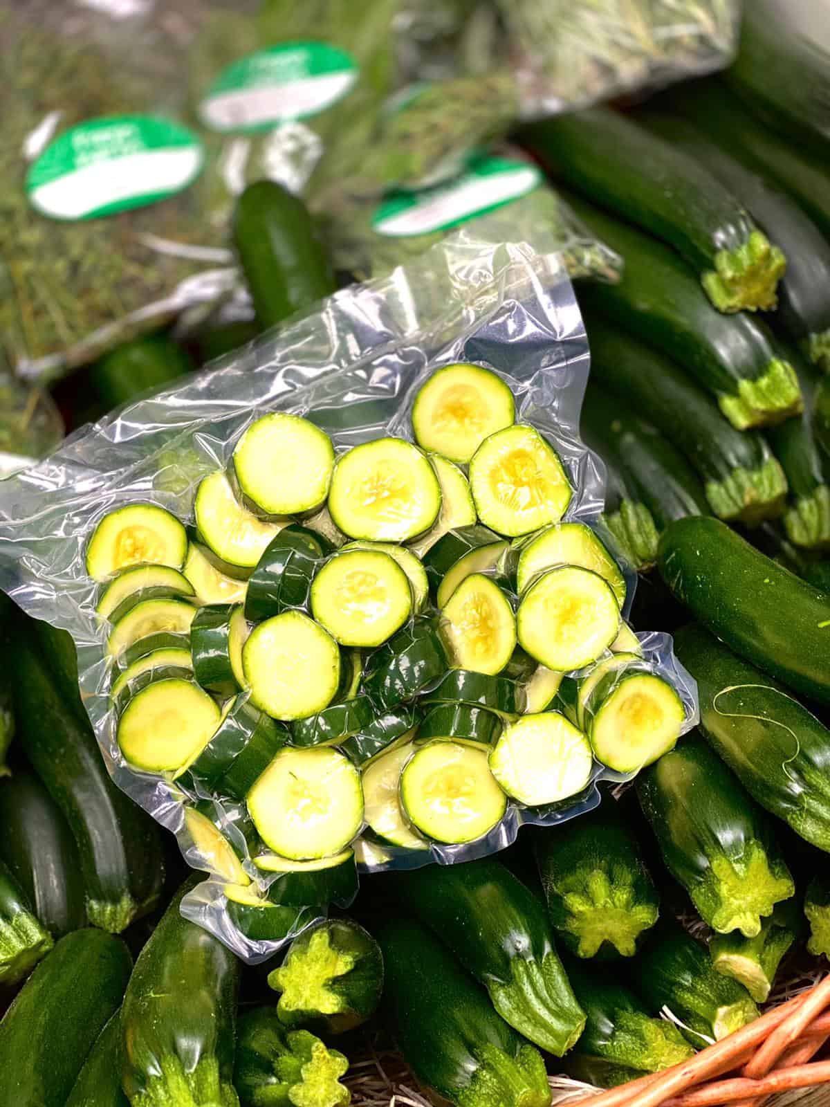 Peeled Courgettes Leons Fruit Shop